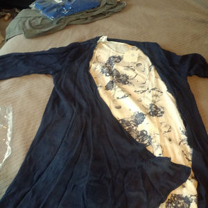 NEW sleeveless dress and cardigan